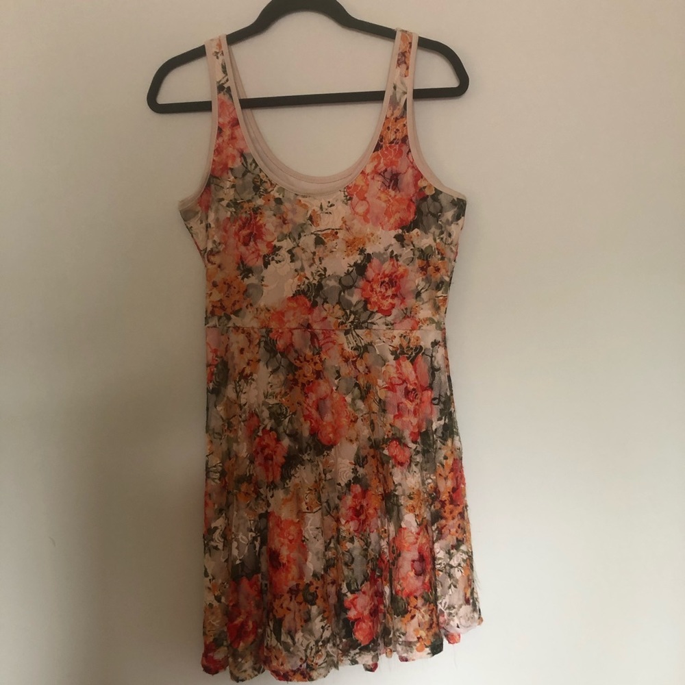 American Rag Floral Lace Mini Dress